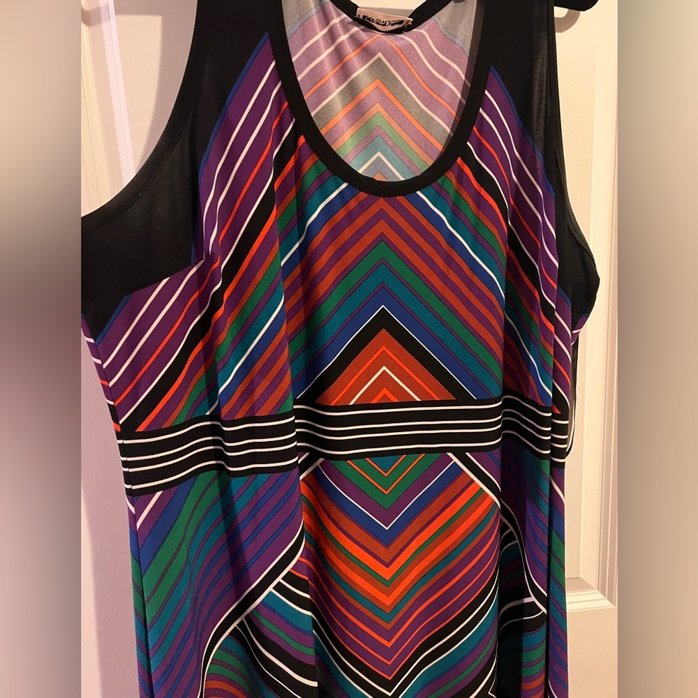 Calvin Klein Geometric Print Maxi 3X